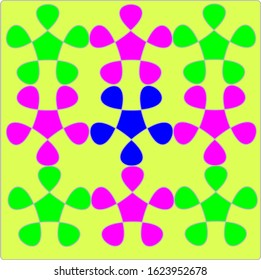 Bright, geometric Background 