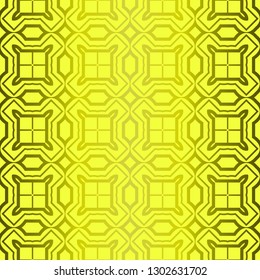 Bright Geometric Backgrounds Or Digital Papers. Backdrop. Vector Illustration. For Design, Wallpaper, Fashion, Print. Seamless Pattern With Abstract Geometric Style. Yellow green olive color