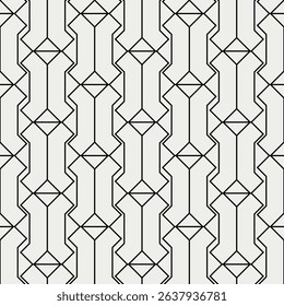 Bright Geometric  Decorative seamless pattern. Repeating background. Tileable wallpaper print.