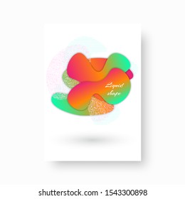Bright geometric dynamic elements. Vector illustration
