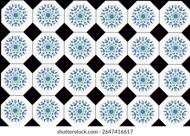 A bright geometric mandala with a multi-colored pattern. The symmetrical design radiates energy and harmony, combining sharp angles with flowing curves in a kaleidoscope of colors.