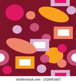 bright geometric pattern for fabric, Wallpaper and banners