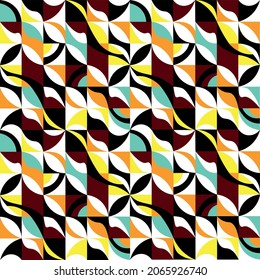 Bright geometric pattern with plastic lines