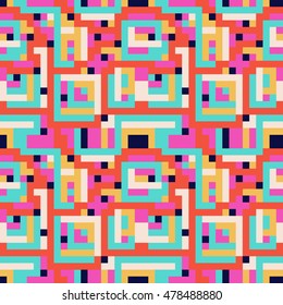 bright geometric seamless background