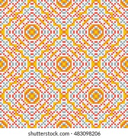 bright geometric seamless background