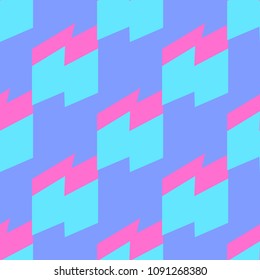 Bright geometric seamless patterns