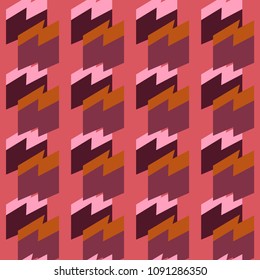 Bright geometric seamless patterns