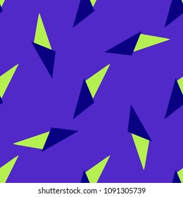 Bright geometric seamless patterns