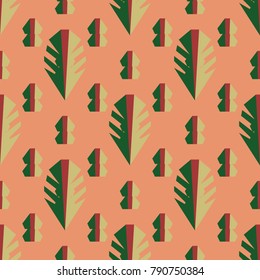 Bright geometric seamless patterns