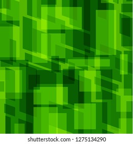 Bright geometric shapes. Rectangles overlapping. Vector graphic illustration for your design.