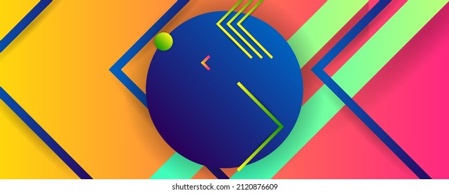 Helle geometrische, trendige und komfortable Hintergrundbilder mit einfachen geometrischen Elementen, Linien und Punkten für Text, universelles Design, Bannerkonzept. Vektorkunst-Dijita-Kunst