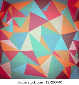 Bright geometric vector background