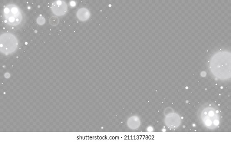 Bright glare effect isolated on transparent background.Vector	

