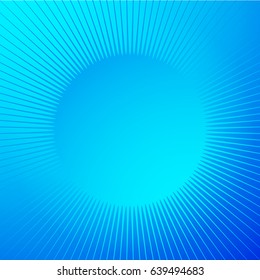 Bright glossy background with sparkle shape. Radial lines, starburst, sunburst circular lines