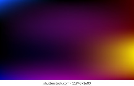 Bright glow colorful blur gradient design. Abstract background of banners, posters, flyers. Modern style template for designers.Vivid design element.