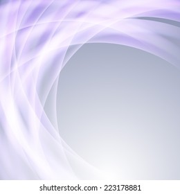 Bright glow line abstract background template - border power glare swoosh electric cool design. Vector illustration