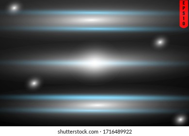 bright glow rays flash bright light