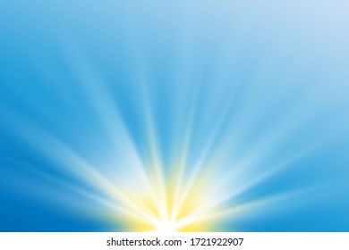 bright glow rays flash bright light