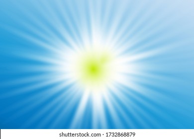 bright glow rays flash bright light