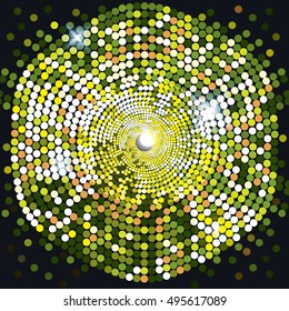 Fondo Brillante. Textura abstracta para Año Nuevo, Navidad, Disco. Vector.
