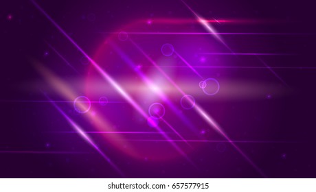 Bright glowing ball filled with particles and dust with shine and glow. The specks of light flying from the explosion. Dynamic digital, technology backdrop for breaking news or cover.