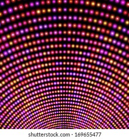 Vector de fondo de discoteca de puntos brillantes brillantes