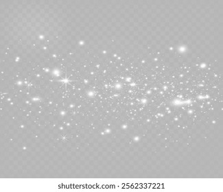 	
Bright glowing sparkles on a transparent background, resembling a starry or glittering effect.