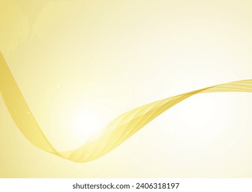 bright gold geometric wave background