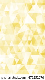 bright gold pattern greeting backgrounds. polygonal pattern. vector illustration. for the design, printing, business presentations. vertical banner