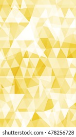 bright gold pattern greeting backgrounds. polygonal pattern. vector illustration. for the design, printing, business presentations. vertical banner