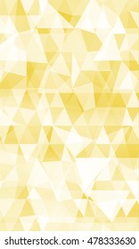 bright gold pattern greeting backgrounds. polygonal pattern. vector illustration. for the design, printing, business presentations. vertical banner