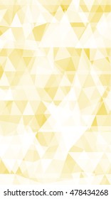 bright gold pattern greeting backgrounds. polygonal pattern. vector illustration. for the design, printing, business presentations. vertical banner