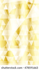 bright gold pattern greeting backgrounds. polygonal pattern. vector illustration. for the design, printing, business presentations. vertical banner