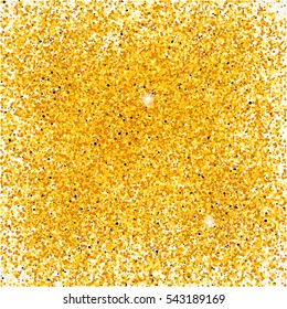 Bright Golden Shining Background Glittering Backdropvector Stock Vector ...