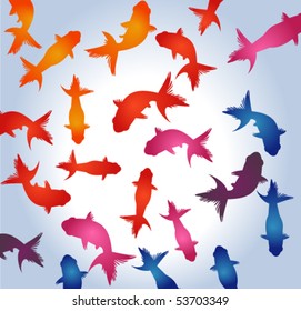 Bright goldfishes