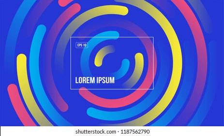 Bright gradient abstract background. Vector design.