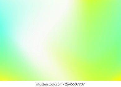 Bright Gradient Abstract With Soft Green, Blue, and Yellow Tones