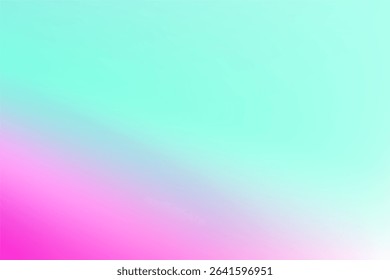 Bright gradient background featuring pastel colors, blending from pink to aqua green with a serene, minimalist aesthetic. Ideal for modern graphic design, digital assets, or website layouts and themes