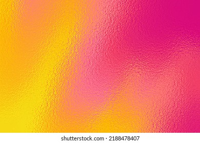 Bright gradient background and foil effect  Red yellow color texture  Neon ombre  Metal background  Abstract colored backdrop design for summer prints  Orange modern texture  Vector illustration