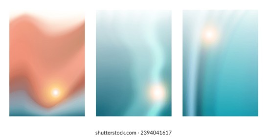 Bright gradient background with place for text. Vector illustration.