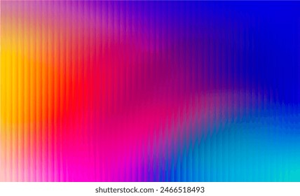 Bright gradient background. Vector Glass grainy Blurred neon in pastel colors. For covers, wallpapers, branding and other projects. Multicolored glass texture for banner, wallpaper, template, print.