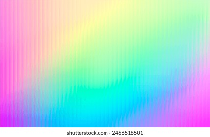 Bright gradient background. Vector Glass grainy Blurred neon in pastel colors. For covers, wallpapers, branding and other projects. Multicolored glass texture for banner, wallpaper, template, print.