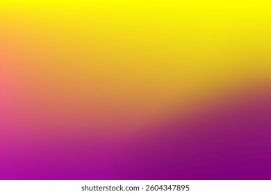 Bright Gradient Background With Yellow and Purple Tones Creating a Colorful Blend. Perfect for modern design projects, web backgrounds