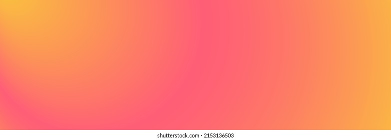 Bright gradient blurred pattern background. Vector wide horizontal abstract sunny peaceful duotone backdrop template.
