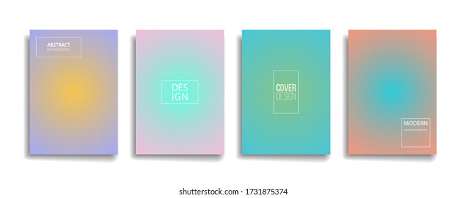 diseño de la cubierta de fondo del patrón de puntos abstracto de color de gradiente brillante. diseño de fondo moderno con colores vivos y a la moda. plantilla de portada vectorial de afiches verde azulado rojo anaranjado azul.