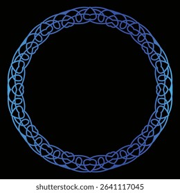 Bright Gradient Colored Mandala Abstract Lace Art.  Neon Frame Border Isolated on background, Retro Birthday Party Greting card Invitation Design Element Symbol. 