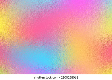 Bright gradient and foil effect  Rainbow background  Neon colors  Iridescent texture  Metallic background  Sparkly metall  Colored backdrop design for party prints  Dreamy radiance texture  Vector