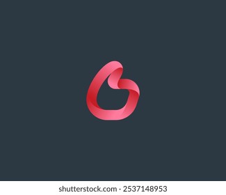 Bright gradient hand like vector sign logo. Hand thumb up approval symbol logotype.