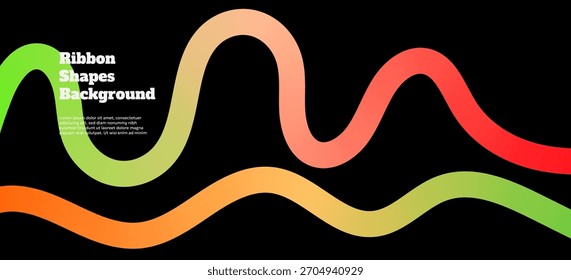 Fitas de gradiente brilhante se misturam com rabiscos giratórios e curvas de néon. Cursos de arco-íris e espirais lúdicas criam um fundo abstrato alegre perfeito para cartazes infantis, arte de verão e layouts modernos ousados.