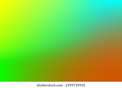 Bright gradient showcasing green, yellow, orange, and blue transitions, perfect for abstract concepts, creative designs,